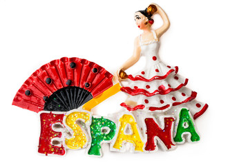 The souvenir magnet - the Spanish dancer
