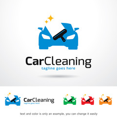Car Cleaning Logo Template Design Vector