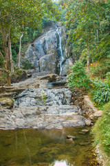 Fototapeta na wymiar Image of waterfall in Thailand