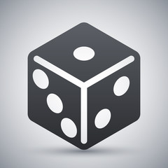 Vector dice icon