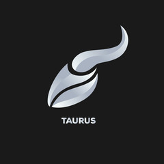 Obraz premium taurus logo vector