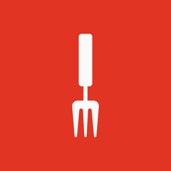Fototapeta premium The rake icon. Raking symbol. Flat