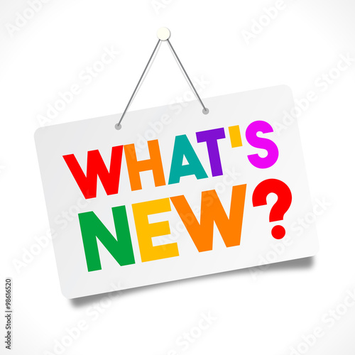 "What's new?" Stock image and royaltyfree vector files on