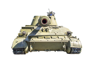 Fototapeta na wymiar Military tank from World War II