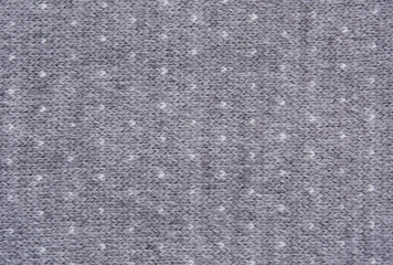 Knitted pattern with white snowflakes