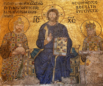 Orthodox frescos on the walls