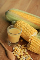 corn milk with fresh