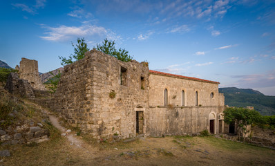 Fototapeta na wymiar Museum in the Old Bar fortress