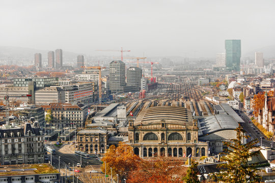 Zurich cityscape, Switzerland