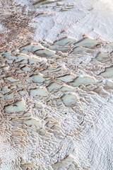 abstract in   turkey  old calcium  and travertine water