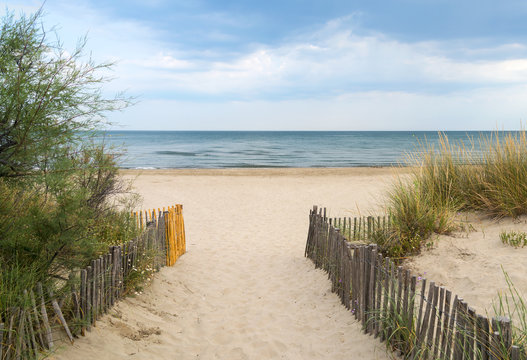 Beach Near Montpellier (France)