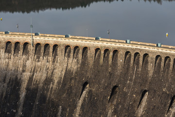 edersee dam germany in the winter