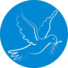 Friedenstaube Peace Logo Design