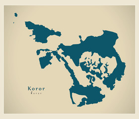 Modern Map - Koror PW