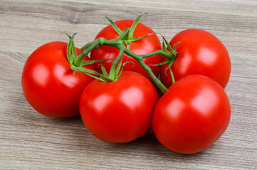 Tomatoes on the branch