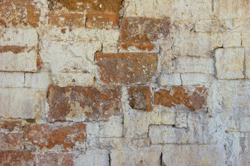 .Background texture of brick wall old
