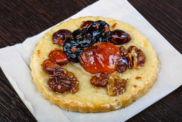 Pastry with nuts and berries