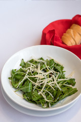 rocket salad with parmesan cheese