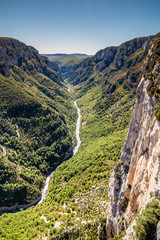 Gorges Du Verdon Canyon Between Two Cliffs-,France