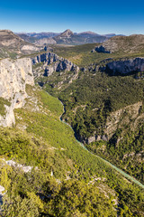 Verdon River,Cliffs And Nature Around-France