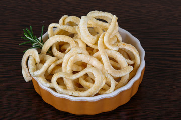 Fried onion rings
