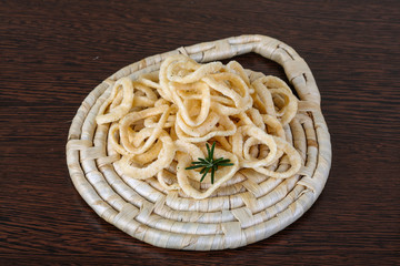 Fried onion rings