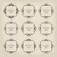 Calligraphic design elements