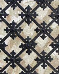 Decorative wrought iron for background