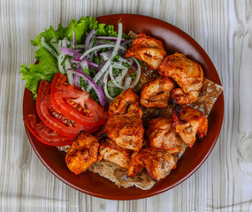 Chicken skewers