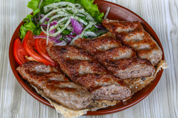 Beef kebab