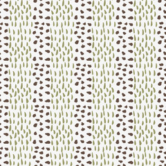 Handmade seamless texture - dashed line drawn by pen. 