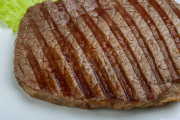 Grilled beef steak