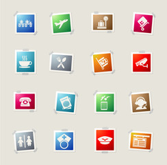 Airport icon set