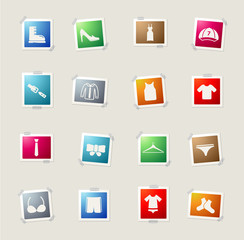 Clothes simply icons