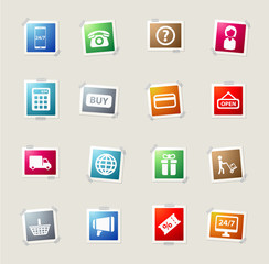 E-commerce simply icons