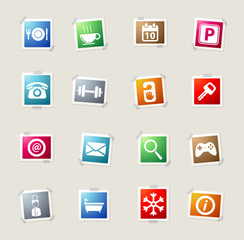 Hotel simply icons