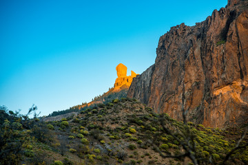 Mountains on western part of Gran Canaria island