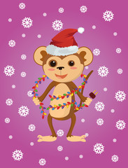 best flat Christmas monkey