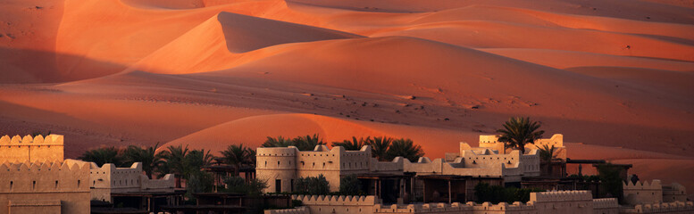 Dune de sable du désert