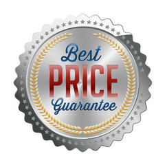 Badges. Luxury Silver with Gold, Red and Navy Details. Best Price.