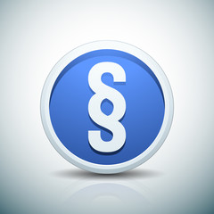 Obraz premium Section sign button