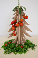 Albero e pomdorini