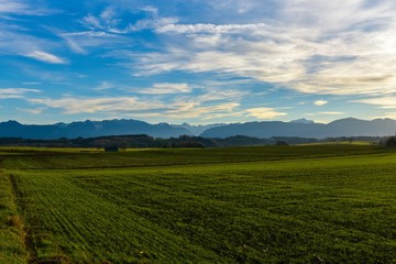 Fototapeta na wymiar Panorama Zugspitze