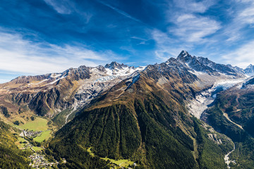 Aiguille Verte, Chardonnet And Glaciers-France