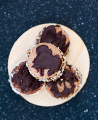 Sandwich cookies for Christmas