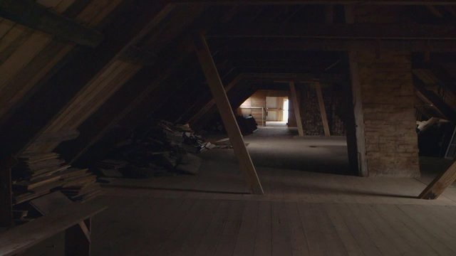 Abandoned house in Hebron, Newfoundland and Labrador. Slow Motion