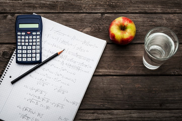 Healthy math-learning concept 