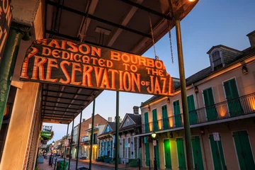Zelfklevend Fotobehang French Quarter, New Orleans © f11photo