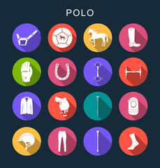 Vector Set Flat Square Icons