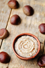 homemade chestnut paste